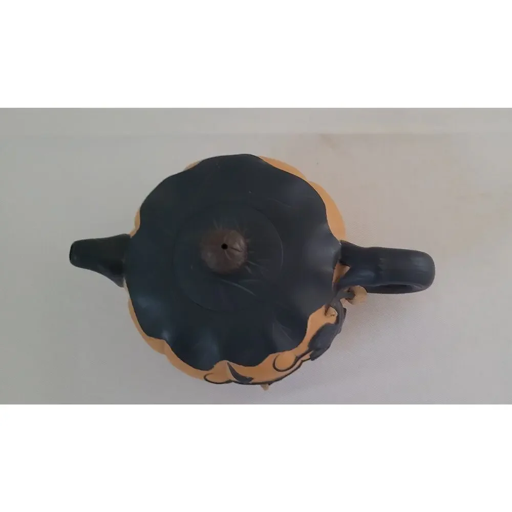 YIXING/ZISHA Handmade Clay Tea Pot Pumpkin Design--Gao Jianfang's teapot/Copy